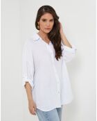 Chemise 100% Lin Melinda blanche