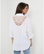 Chemise 100% Lin Melinda blanche