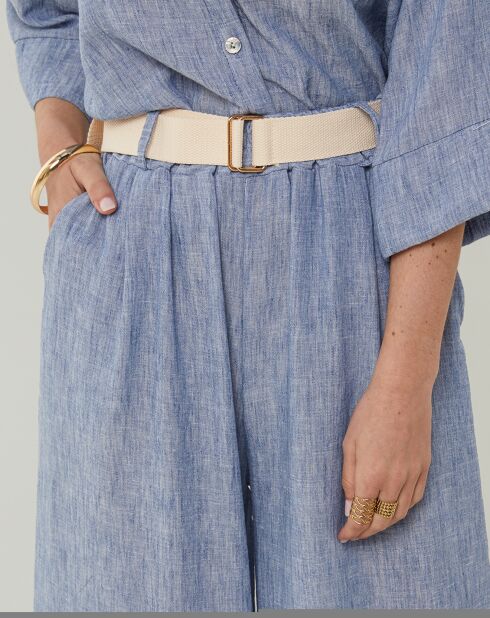 Pantalon 100% Lin Louane jean