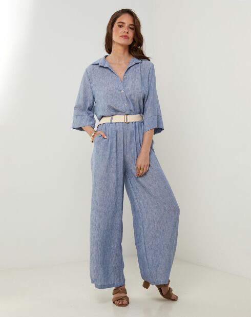 Pantalon 100% Lin Louane jean