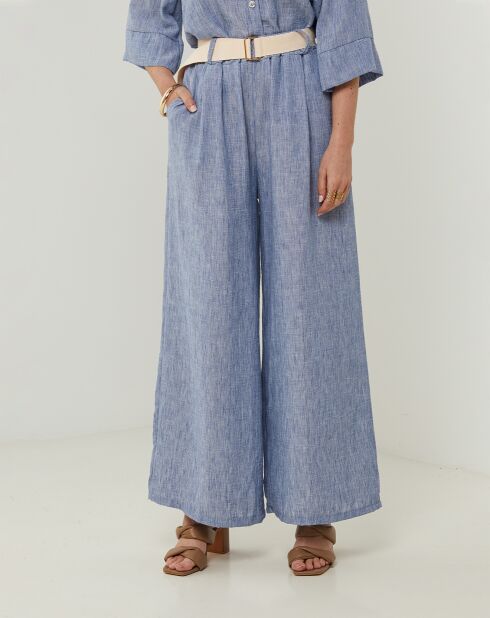 Pantalon 100% Lin Louane jean