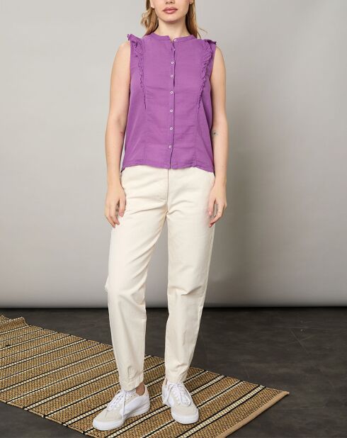 Top Teory violette