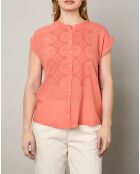 Chemise Teala corail