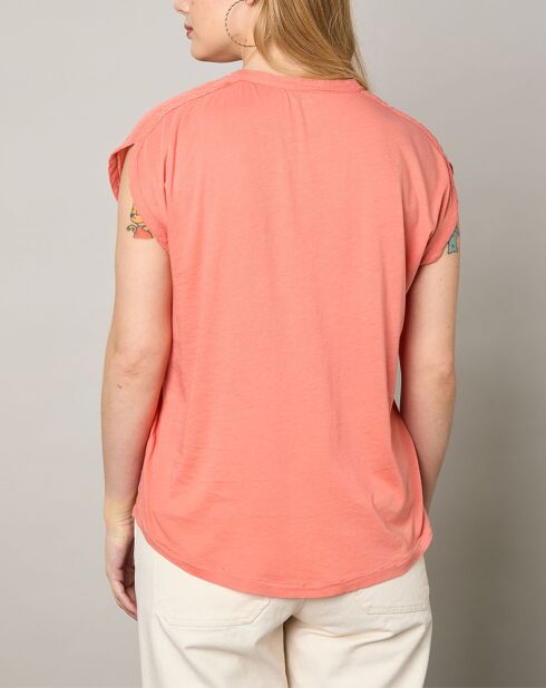 Chemise Teala corail