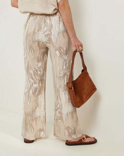 Pantalon 100% Lin Sophie beige