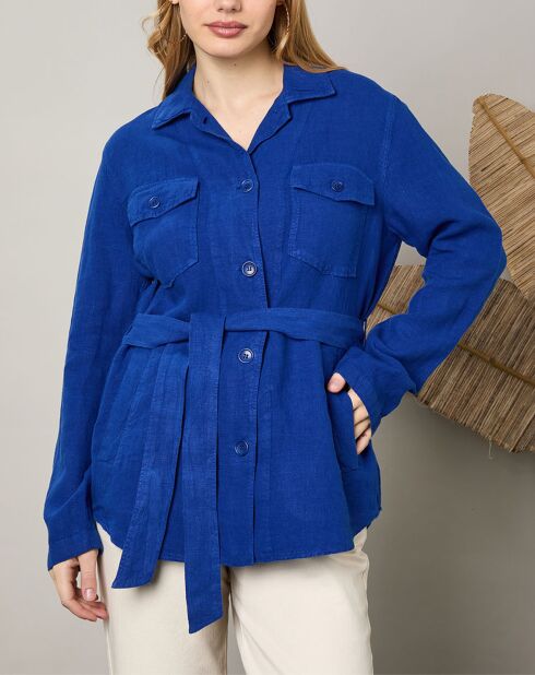 Valentine mykonos jas van 100% linnen