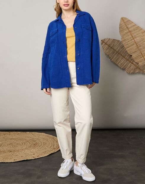 Valentine mykonos jas van 100% linnen