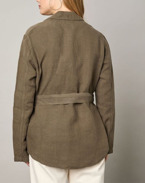 Veste 100% Lin Valentine army