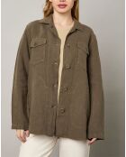 Veste 100% Lin Valentine army