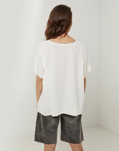 Top 100% Lin Phoebe blanc