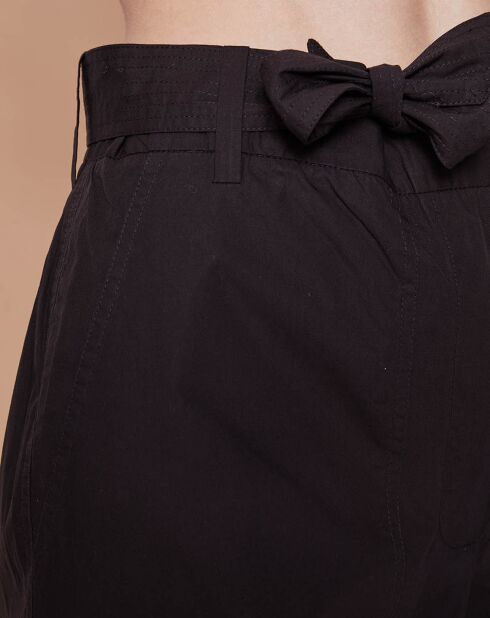 Short en Popeline Mano noir