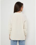 Chemise 100% Lin Ambre beige