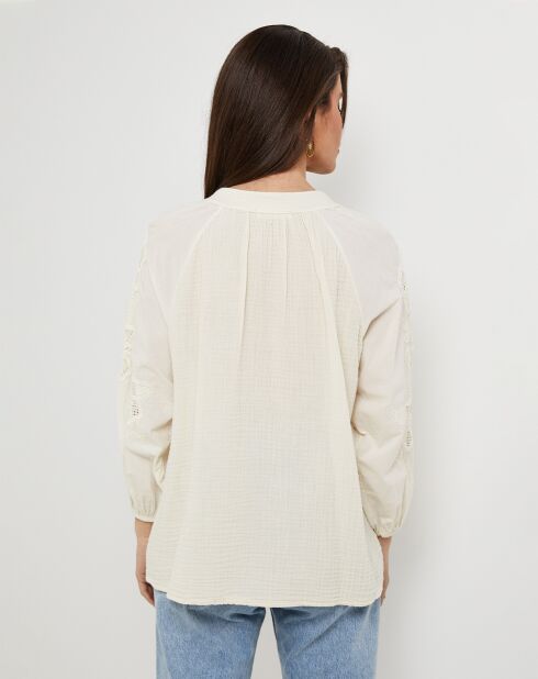 Chemise 100% Lin Ambre beige