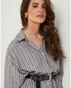 Chemise 100% Lin Veronique grise