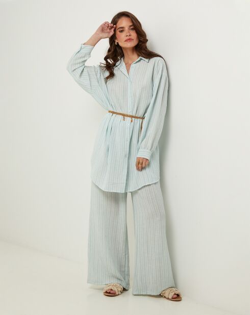 Chemise 100% Lin Veronique menthe