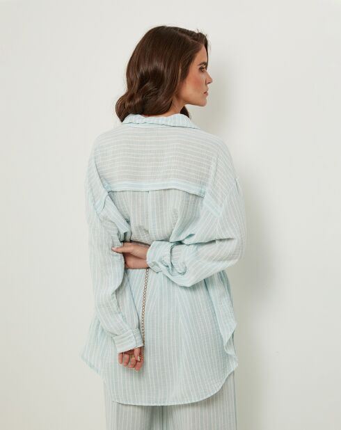 Chemise 100% Lin Veronique menthe