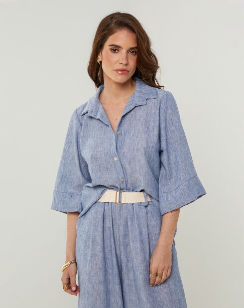 Chemise 100% Lin Jessy jean