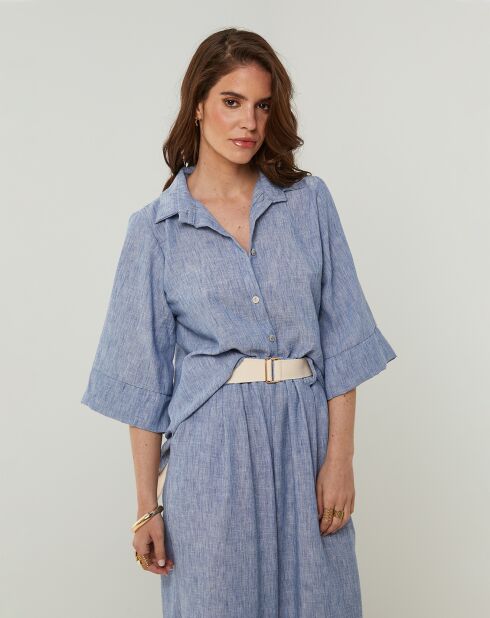 Chemise 100% Lin Jessy jean