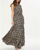 Robe print étoile de mer noire