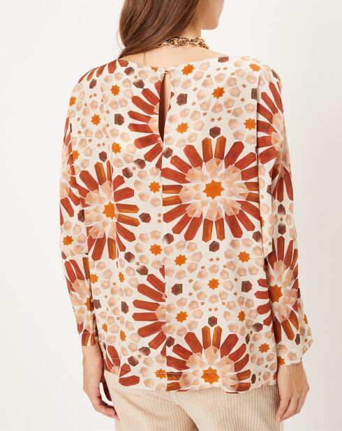 Tunique large Charlie terracotta