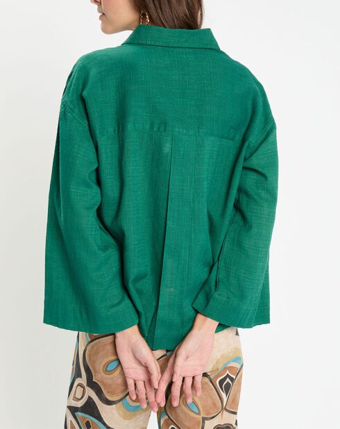 Chemise Olivia verte