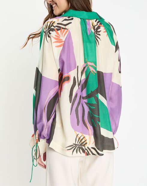 Tunique ample Maggy violette