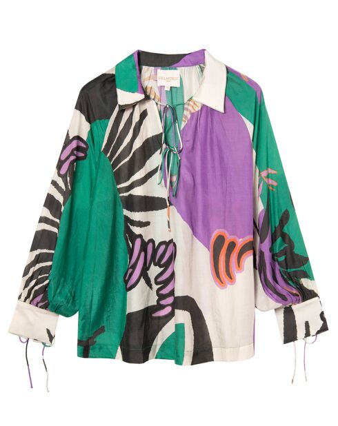 Túnica holgada Maggy morada