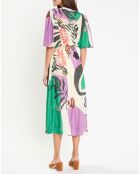 Robe longue Maggy violette