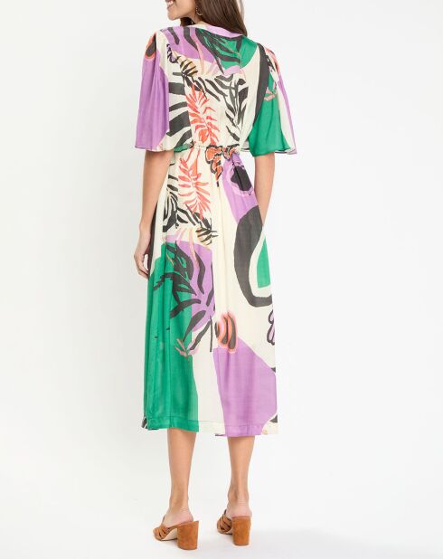 Abito lungo Maggy viola