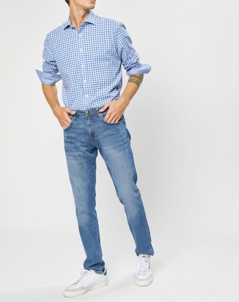 Jean Slim 5 Poches bleu