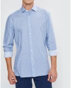 Chemise Slim Fit imprimée Color bleu ciel