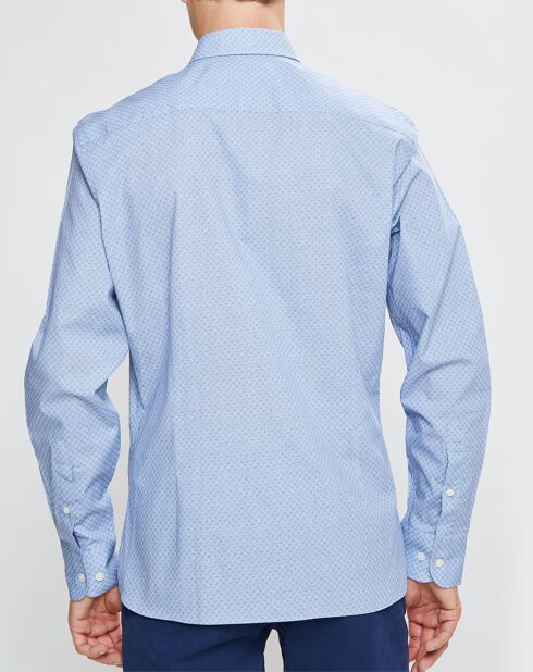Chemise Slim Fit imprimée Color bleu ciel