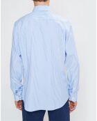 Chemise Slim Fit à rayures  bleue