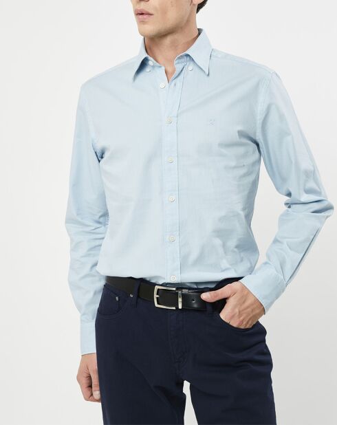 Chemise Slim Fit Oxford bleu clair