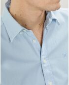Chemise Slim Fit Oxford bleu clair