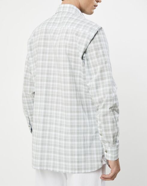 Chemise Classic Fit imprimée vert kaki