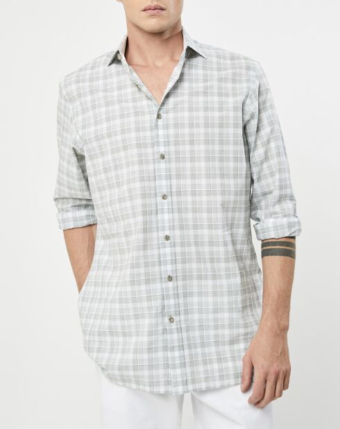 Chemise Classic Fit imprimée vert kaki