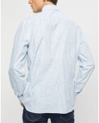 Chemise Slim Fit Imprimé en allover bleu clair