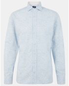 Chemise Slim Fit Imprimé en allover bleu clair