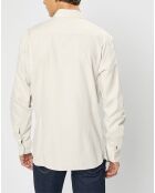 Chemise Slim Fit Trim Twil Sport beige