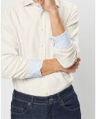 Chemise Slim Fit Trim Twil Sport beige