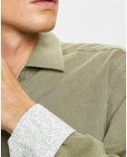 Chemise Slim fit Trim Twil Sport kaki