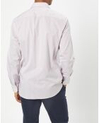 Chemise Classic Fit rayée rouge/bleu