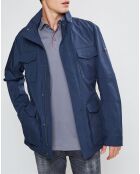 Parka en Nylon bleue