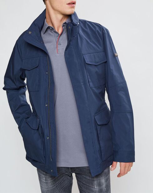Parka en Nylon bleue