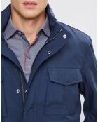 Parka en Nylon bleue