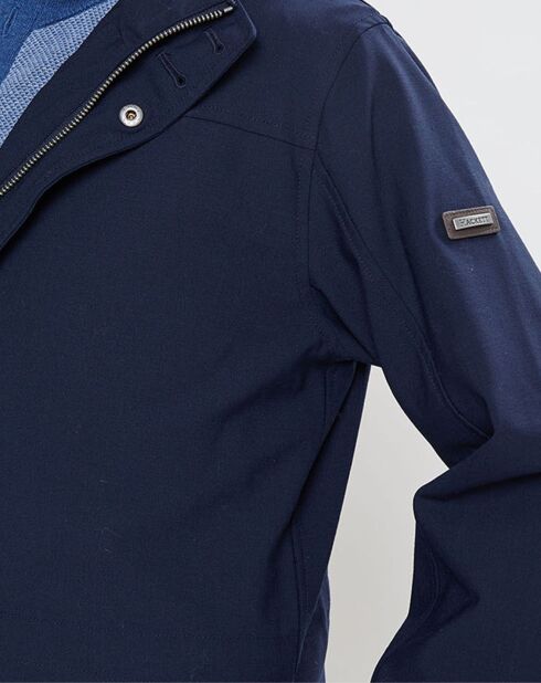 Parka à capuche Nylon Travel bleu marine