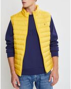 Doudoune sans manches jaune