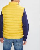 Doudoune sans manches jaune