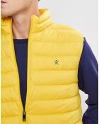 Doudoune sans manches jaune